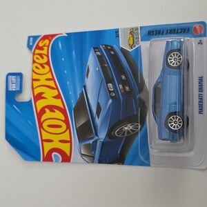 Hot Wheels Blue Maserati Shamal Die-Cast Car Factory Fresh
